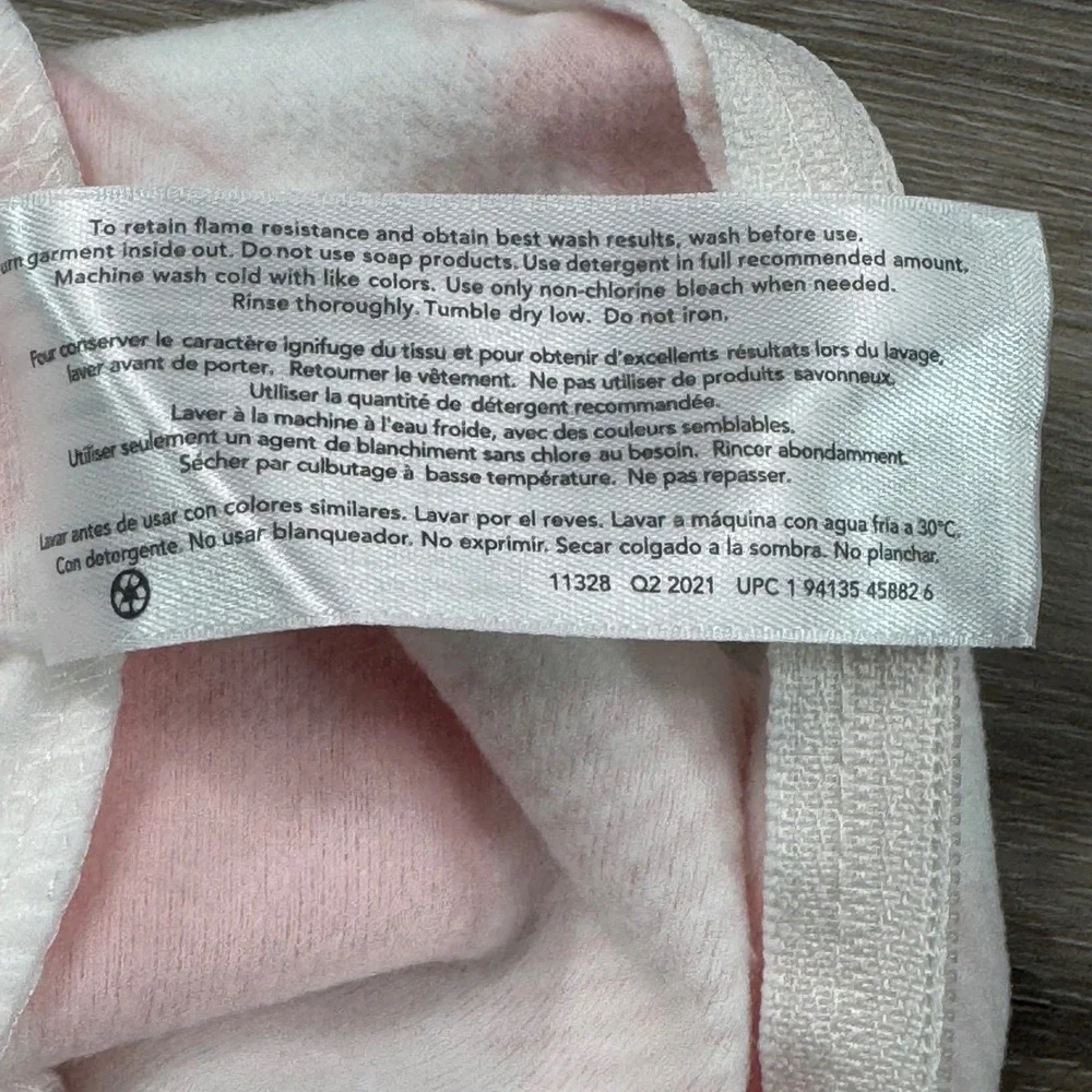 Carters Pink‎ White lamb Plaid Footie Pajamas Sleepers 24 Months